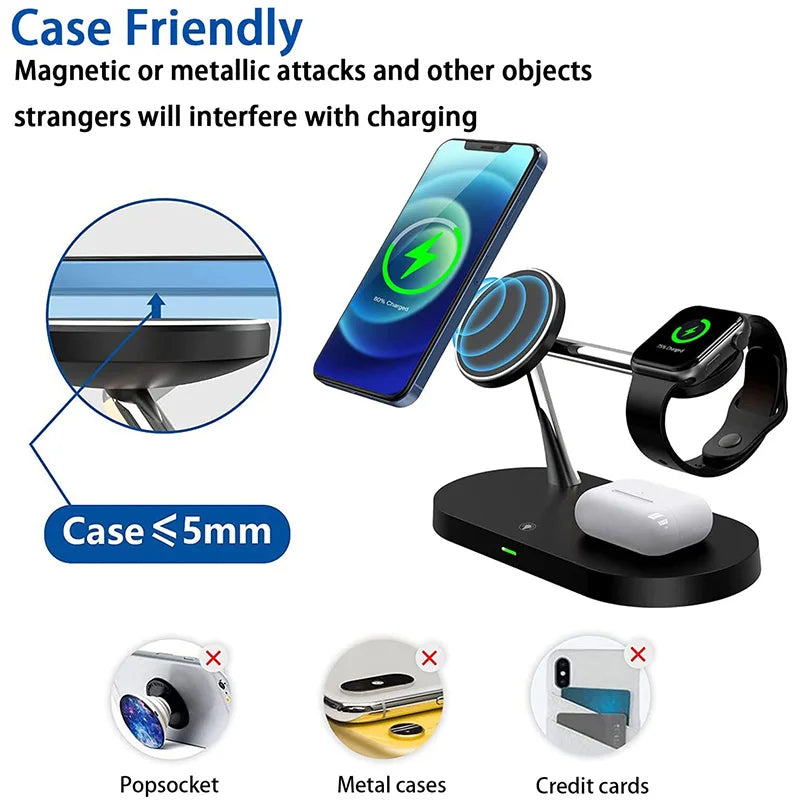 3 in 1 Wireless Charger for Apple and Airpods