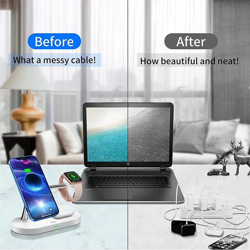 3 in 1 Wireless Charger for Apple and Airpods