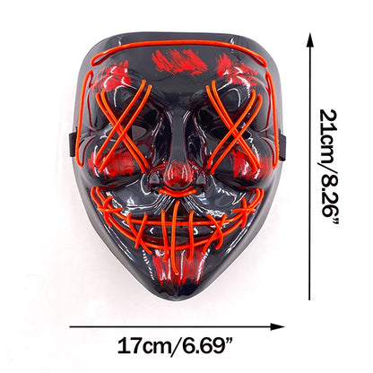 Luminous Neon Mask