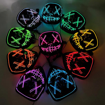 Luminous Neon Mask