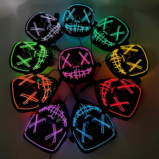 Luminous Neon Mask